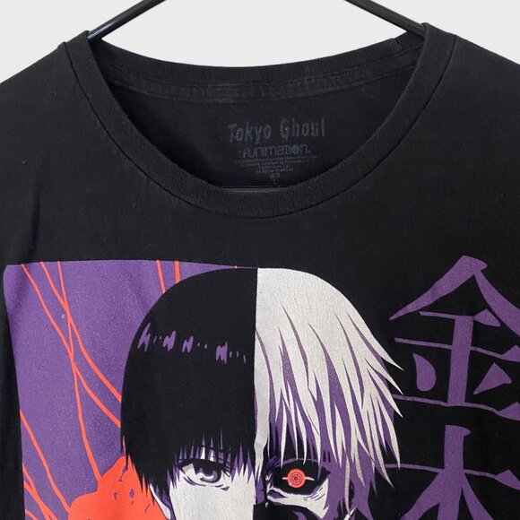 Tokyo Ghoul Ken Kaneki T-Shirt Black Men's Large Graphic Funimation Anime Tee - Picture 5 of 10